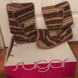 Sugar sweater boots